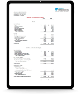 Financial Statement Samples 