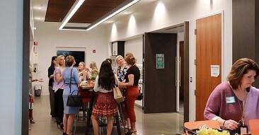 group of women networking