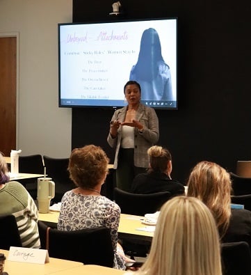 Dr. Grant presenting