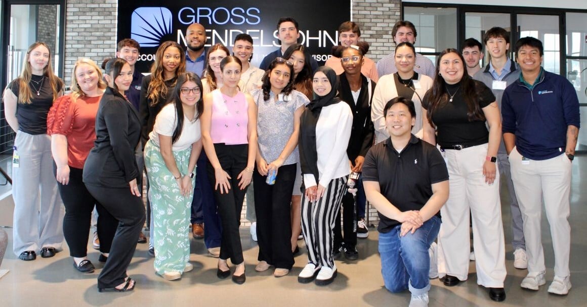 accounting externship group at Gross Mendelsohn
