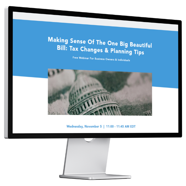 OBBB Tax Law Webinar 11-5-25