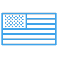 American flag icon