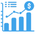 Business value increase icon