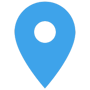 Location icon blue