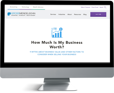 How Much Is My Business Worth 3D Screen 400px