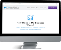 how much is my business worth guide on desktop