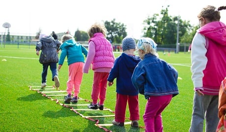 children playing