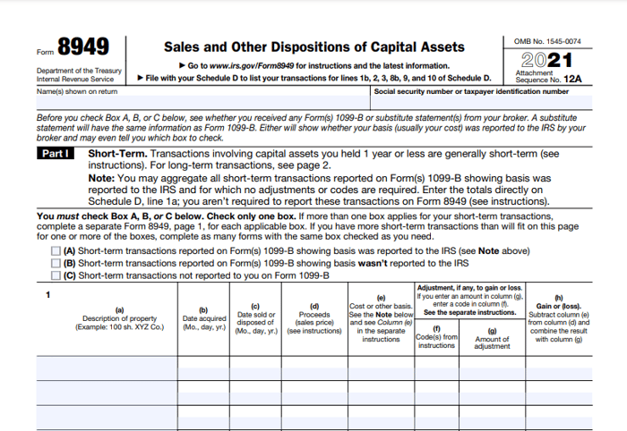 Form 8949