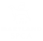 Maryland SPCA logo white