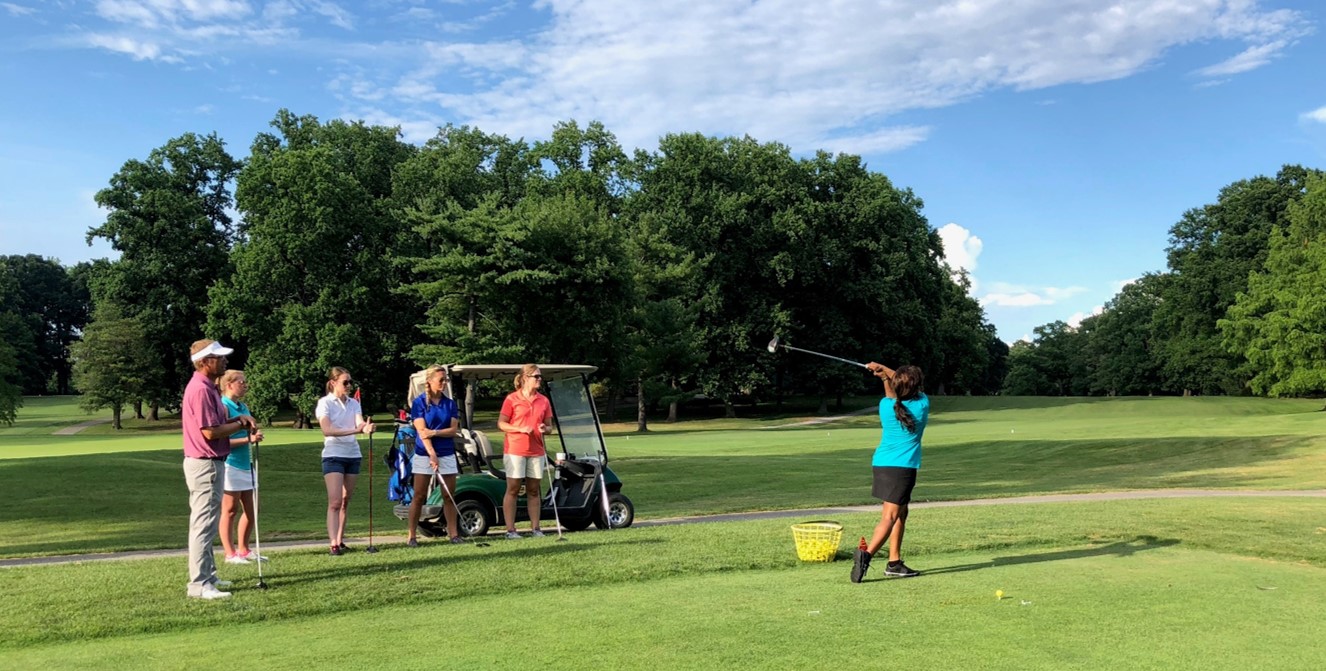 tekoa gamble gets the fabled golf swoosh