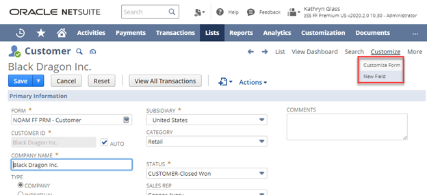 How to Customize Forms in NetSuite