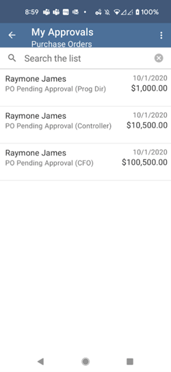 NS approvals 1