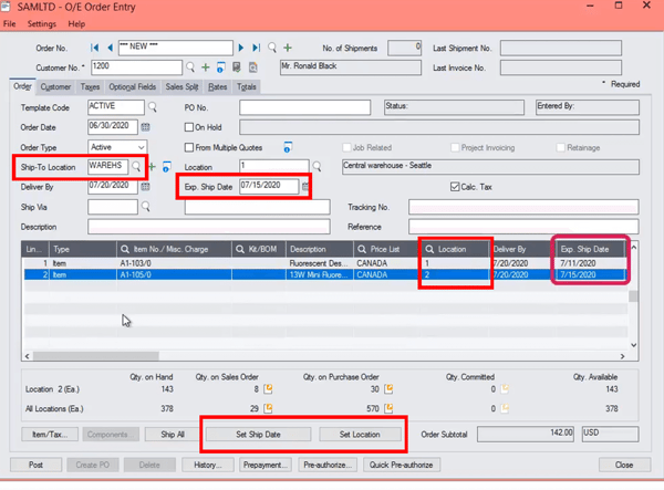 sage order entry features1
