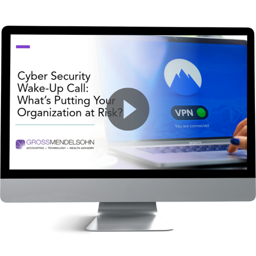 cyber security wake-up call on desktop