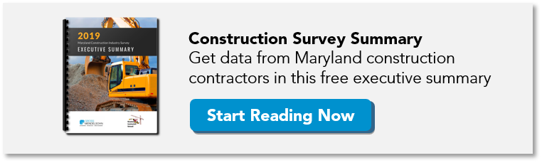 2019 Maryland Construction Industry Survey Executive Summary